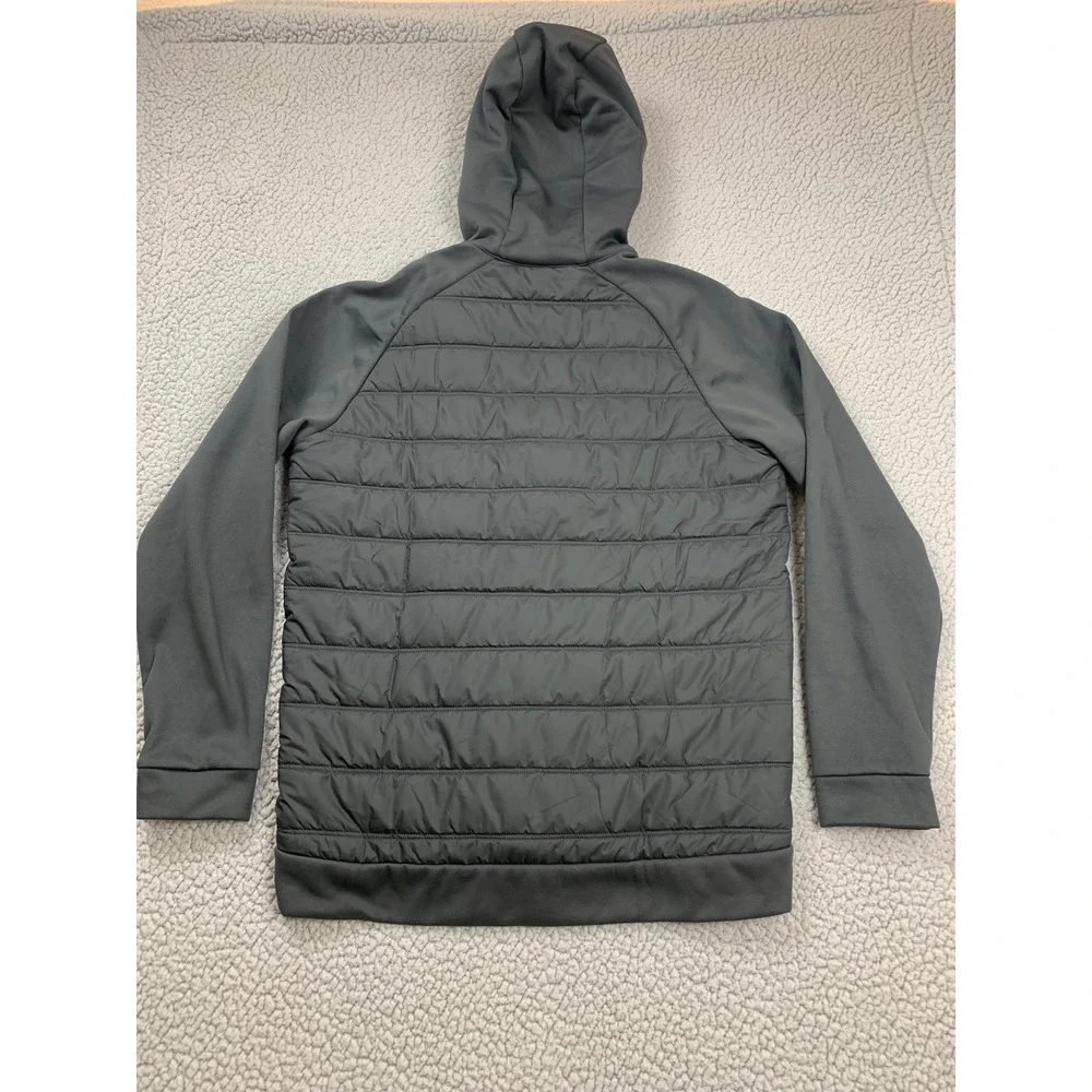 Nike Therma Fit‎ Men's Gray Full Zip Hoodie Jacket Large Lightweight Athleisure